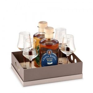 Grappa Sibona Box Vassoio + 4 Bicchieri